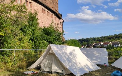 Sommerlager der Wös und Juffis bei Burg Rieneck – 2023